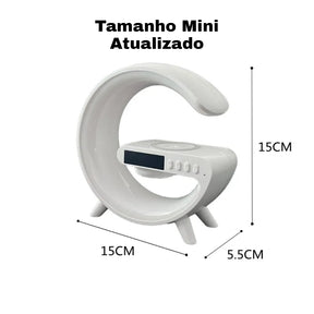 ChargeSound Hub RGB - Estação de Carregamento Rápido com Suporte, Alto-Falante e Luz Noturna