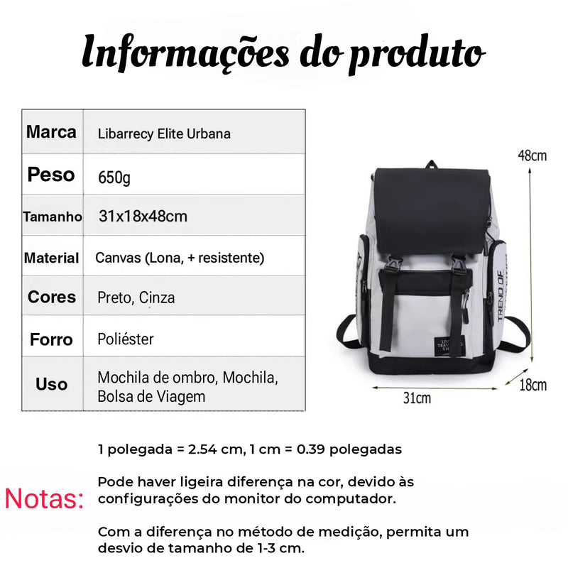 Libarrecy Elite Urbana | Bolsa de Grande Capacidade